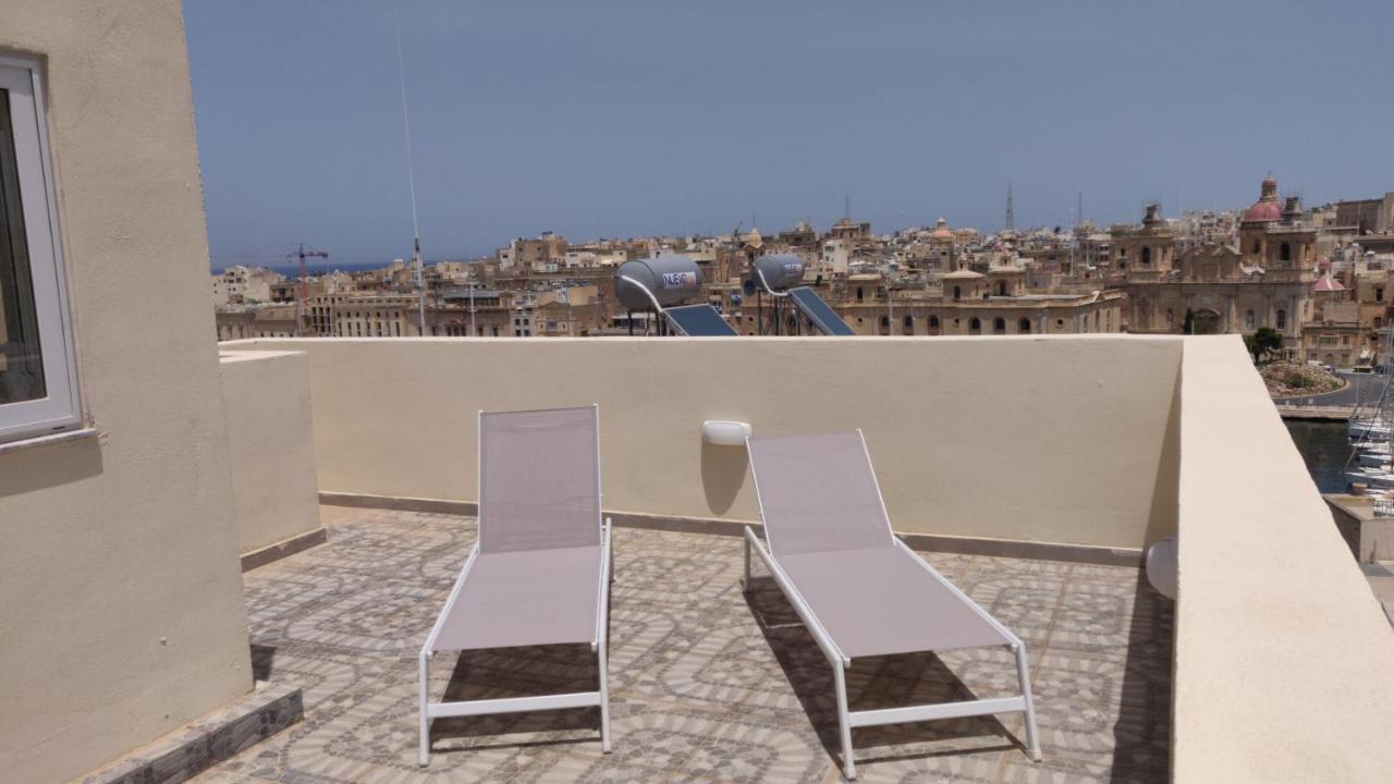 Apartmán The Penthouse Flat-Terrace&View Senglea Exteriér fotografie