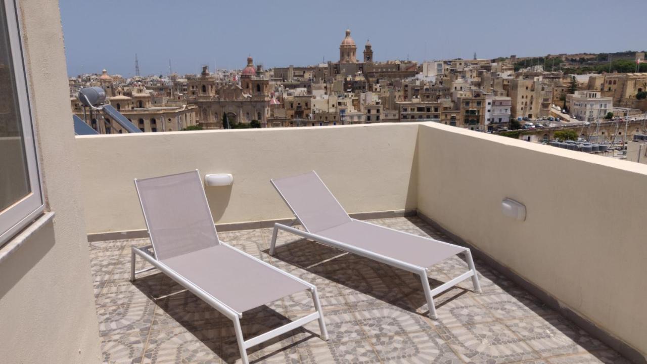 Apartmán The Penthouse Flat-Terrace&View Senglea Exteriér fotografie